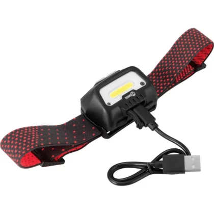 Lanterna de LED para cabeça recarregável, LED COB, LCN 35 NOVE54