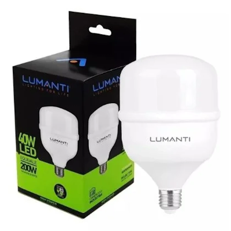 Lâmpada Bulbo LED High Power 40W - Base E27 - Lumanti - Imagem 2