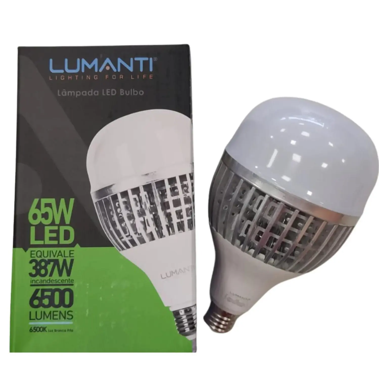 Lâmpada Bulbo LED High Power 65W - Base E27 - Lumanti - Imagem 2