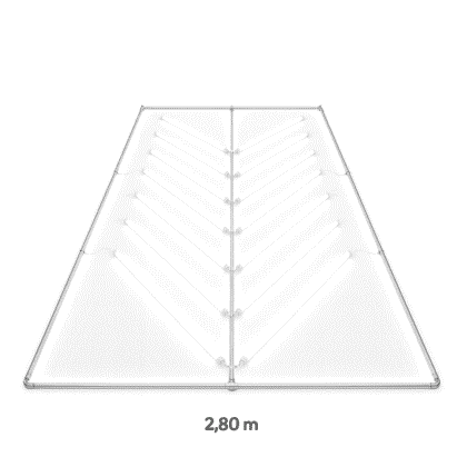 Painel Iluminado Estrutural LED 3,80m x 2,50m – Estrutura Modular de Ferro